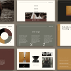 Sienna Stone Presentation Slide Canva Templates