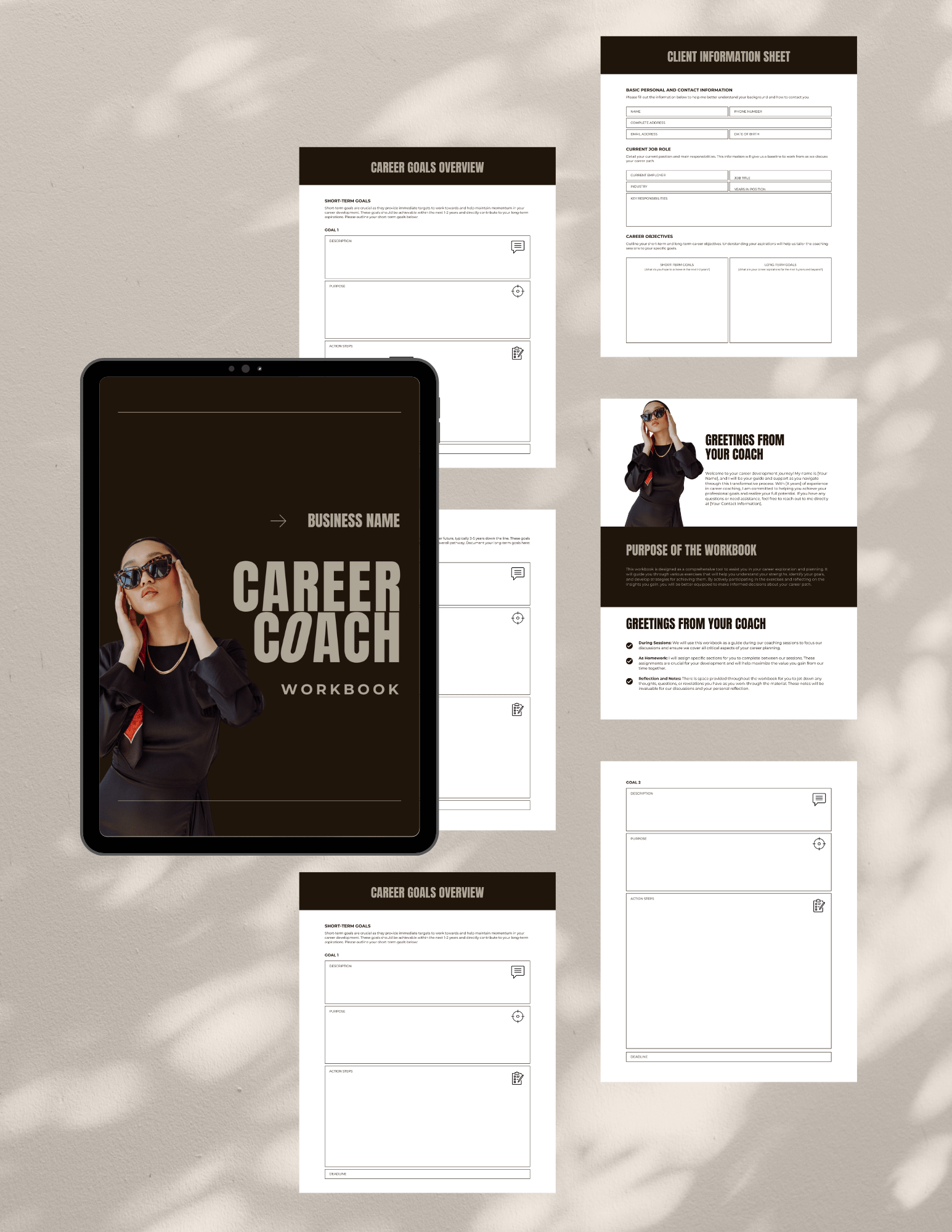 The Cool Career Coach Workbook Digital Product Template